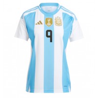 Argentiina Julian Alvarez #9 Kotipaita Naiset Copa America 2024 Lyhythihainen